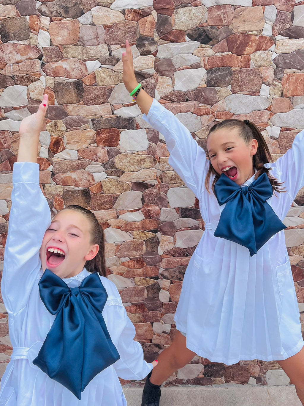 Moñas escolares — azul marino
