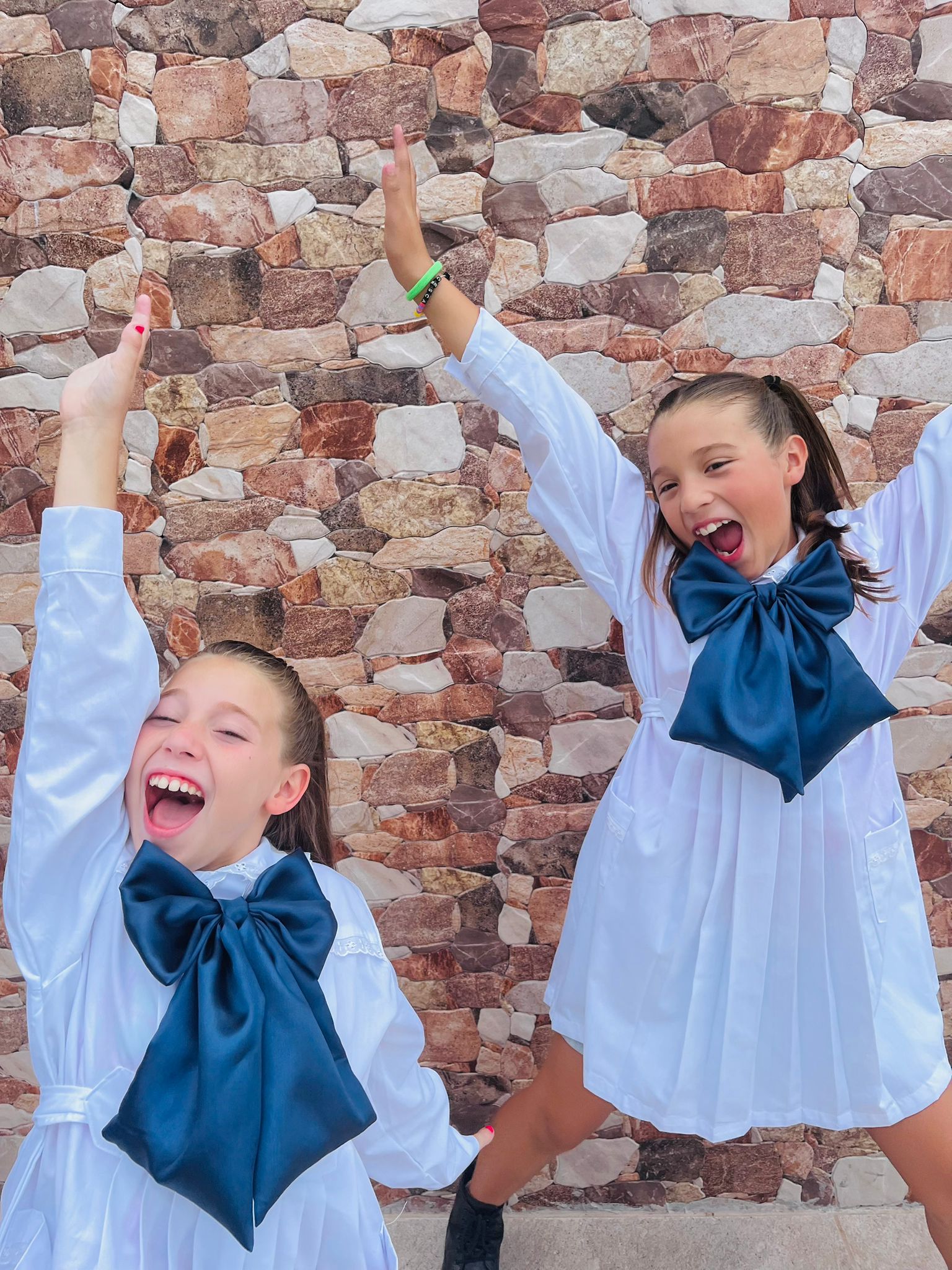 Moñas escolares — azul marino