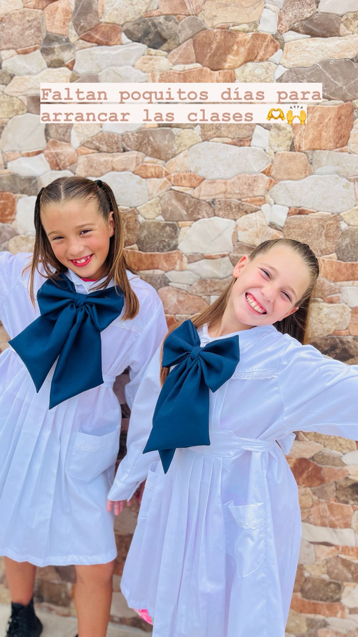 Moñas escolares — azul marino