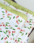 Cuello Estampado Cerezas con Sherpa Verde Manzana