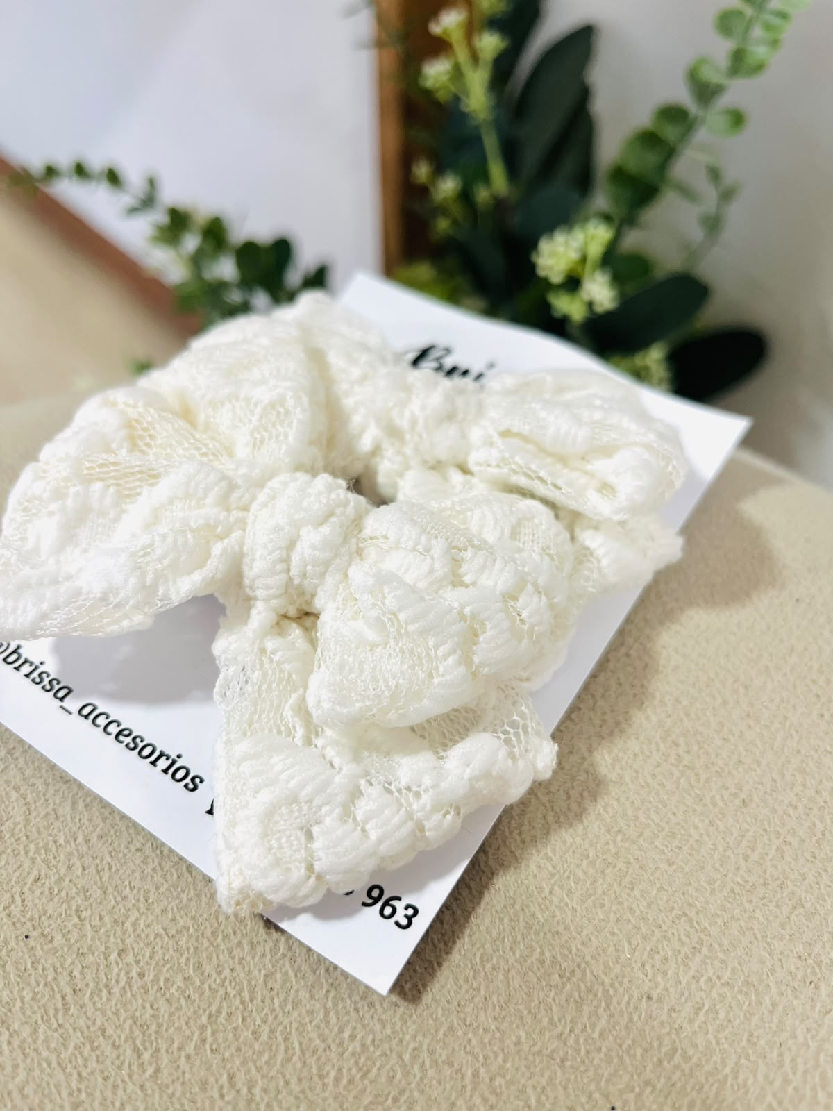Moña Margaret de Encaje — Pack x2