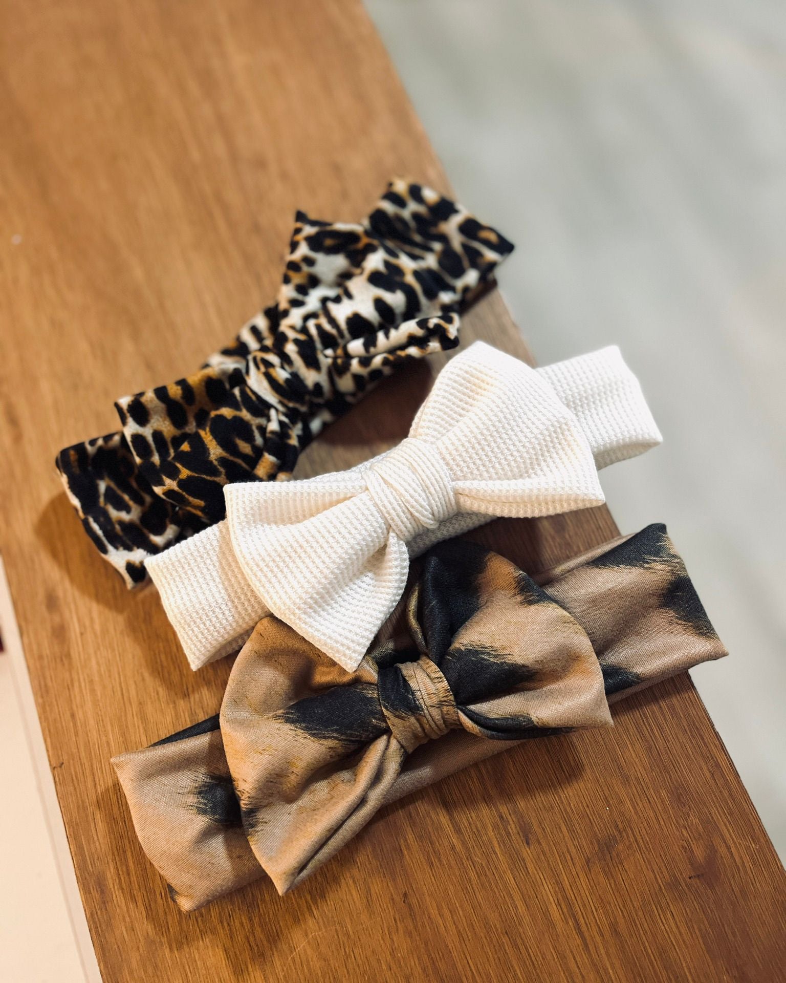 Vincha con Moño para Bebé Estampados